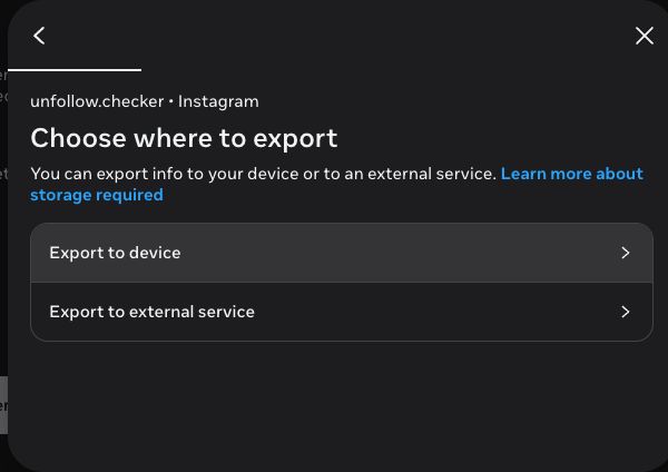 Choose Export to device.
